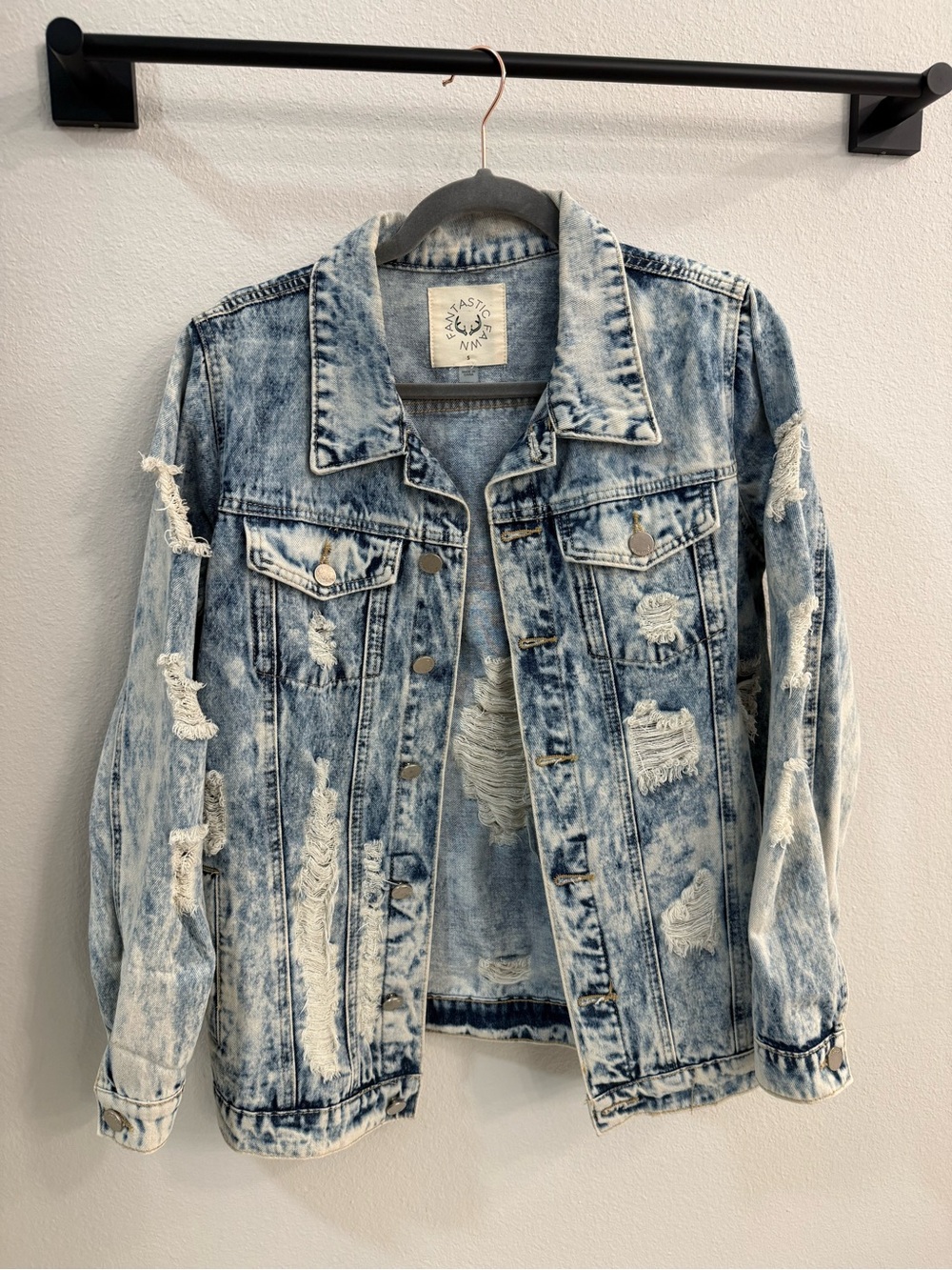 Fantastic Fawn, Distressed Denim Jacket
